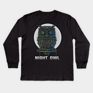 Night Owl 2.0 Kids Long Sleeve T-Shirt